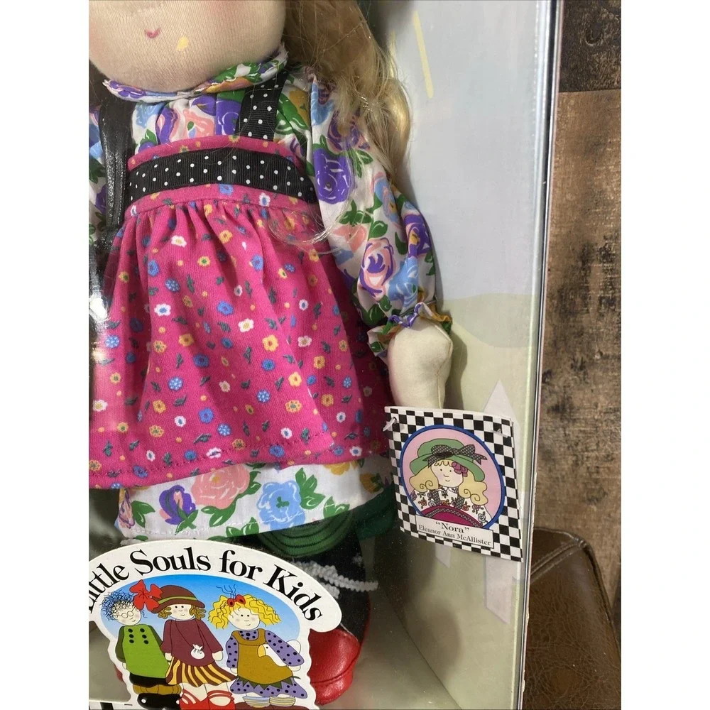 Kenner‎ Little Souls For Kids Nora Doll Eleanor Ann McAllister Plush Cloth 1998